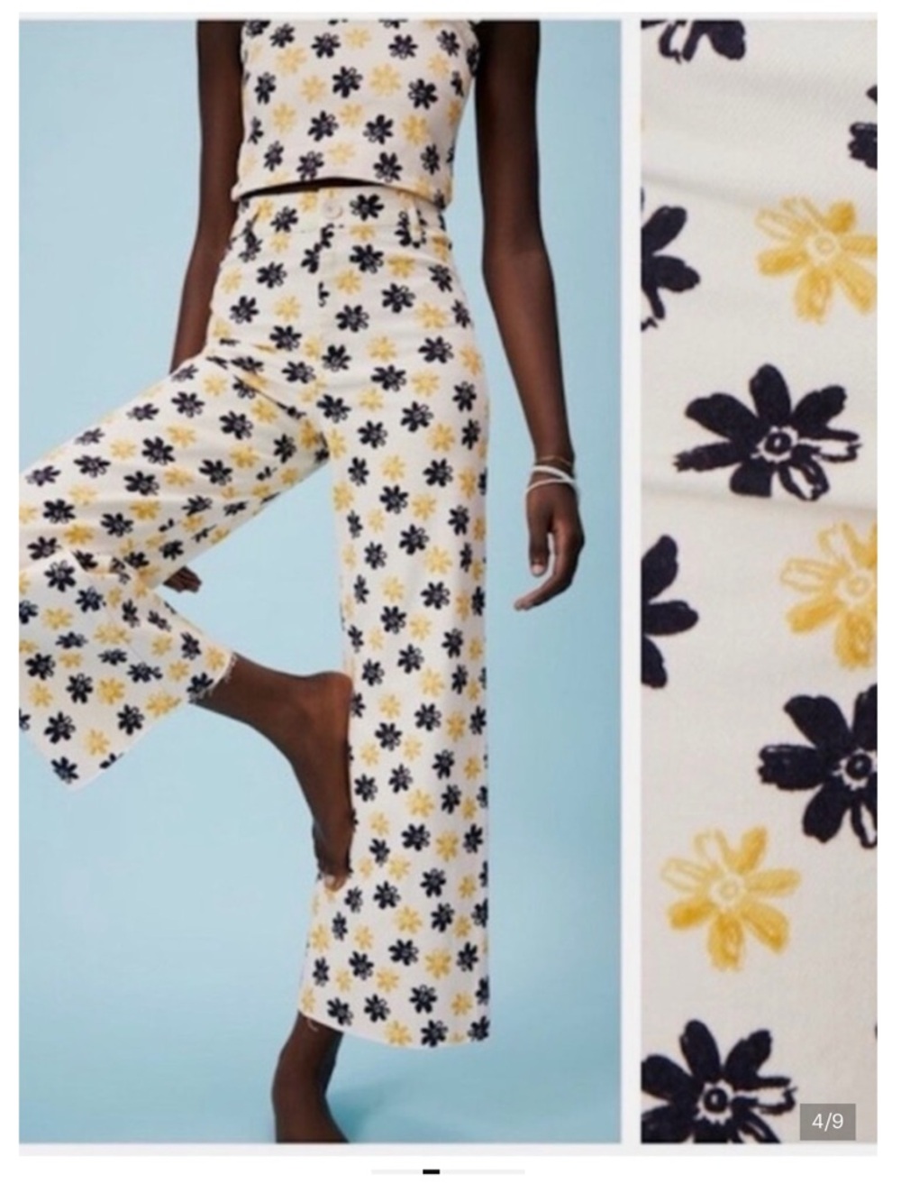 Zara set , both top w pants - Picture 2 of 10